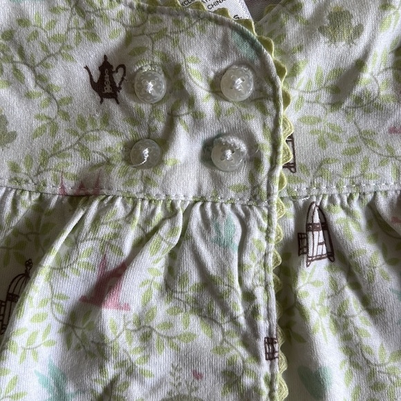 Janie and Jack very rare green fairytale romper - Picture 3 of 7